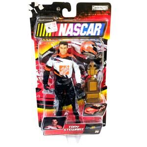 Tony Stewart #20 NASCAR 6" Figure Road Champs Jakks Pacific Ltd Ed NEW